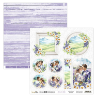 ScrapBoys Lavender Love 12x12 Inch Paper Pad (SB-LALO-08)
